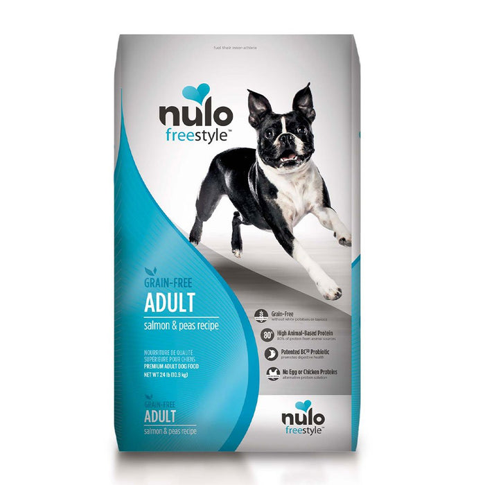 Photo of Nulo-Nulo Freestyle High-Meat Kibble Grain-Free Dry Adult Dog Food-Salmon & Peas-24 lb-from Pet Wish Pros