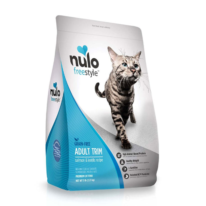 Photo of Nulo-Nulo Freestyle High-Meat Kibble Grain-Free Dry Adult Trim Cat Food-Salmon & Lentils-5 lb-from Pet Wish Pros