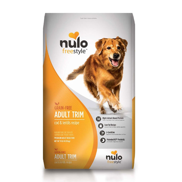 Photo of Nulo-Nulo Freestyle High-Meat Kibble Grain-Free Dry Adult Trim Dog Food-Cod & Lentils-11 lb-from Pet Wish Pros