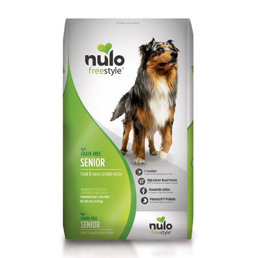 Photo of Nulo-Nulo Freestyle High-Meat Kibble Grain-Free Dry Senior Dog Food-Trout & Sweet Potato-24 lb-from Pet Wish Pros