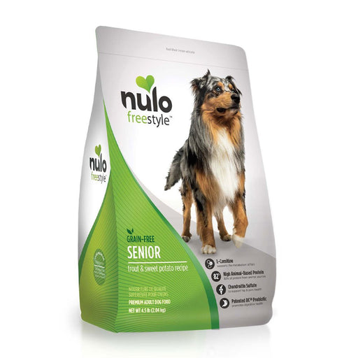 Photo of Nulo-Nulo Freestyle High-Meat Kibble Grain-Free Dry Senior Dog Food-Trout & Sweet Potato-4.5 lb-from Pet Wish Pros