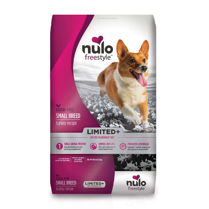 Photo of Nulo-Nulo Freestyle High-Meat Kibble Limited Ingredient Diet Grain-Free Dry Small Breed Dog Food-Turkey-10 lb-from Pet Wish Pros