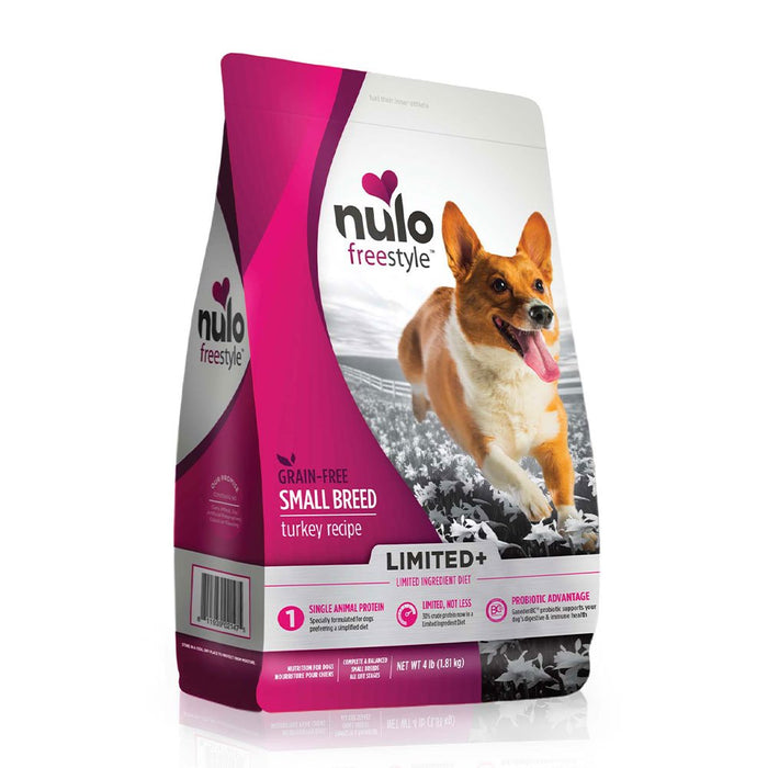 Photo of Nulo-Nulo Freestyle High-Meat Kibble Limited Ingredient Diet Grain-Free Dry Small Breed Dog Food-Turkey-4 lb-from Pet Wish Pros