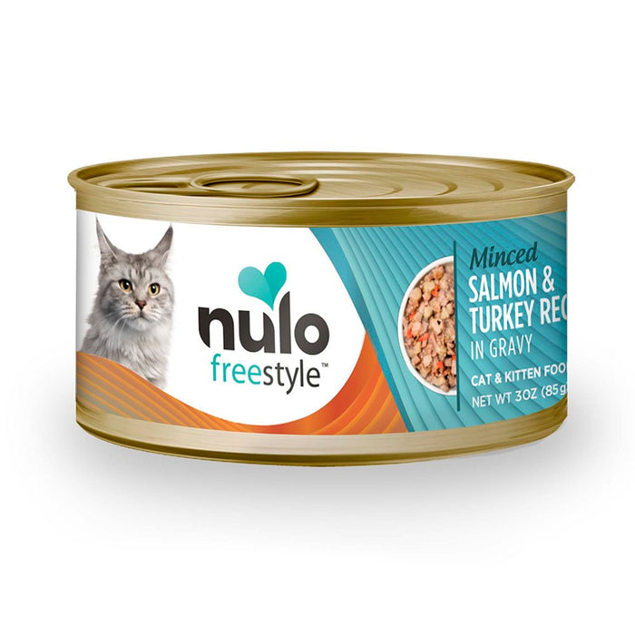 Photo of Nulo-Nulo Freestyle Minced Canned Cat & Kitten Food-Salmon & Turkey-(3 oz) [24 count]-from Pet Wish Pros