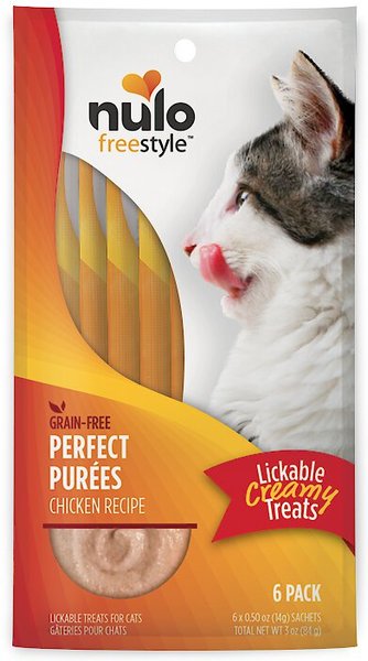 Photo of Nulo-Nulo Freestyle Perfect Purée Lickable Cat Treat-Chicken Recipe-.5 oz-6 count-from Pet Wish Pros