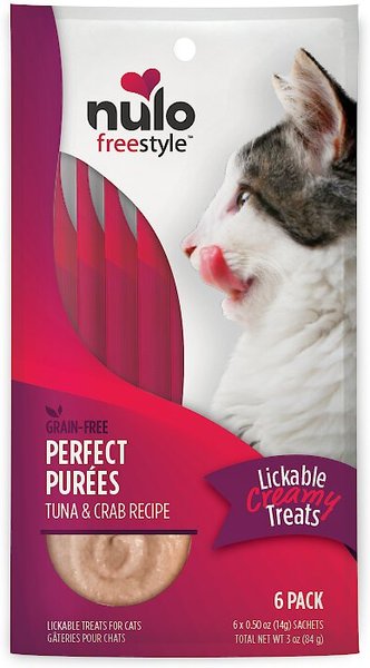 Photo of Nulo-Nulo Freestyle Perfect Purée Lickable Cat Treat-Tuna & Crab Recipe-.5 oz-6 count-from Pet Wish Pros