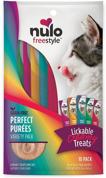 Photo of Nulo-Nulo Freestyle Perfect Purée Lickable Cat Treat-Variety Pack-.5 oz-10 count-from Pet Wish Pros