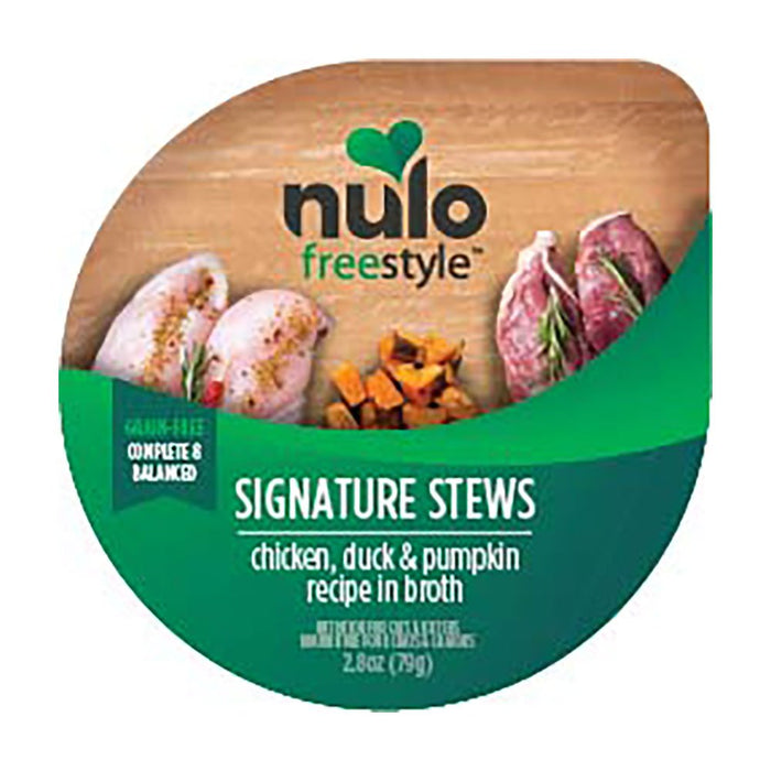 Photo of Nulo-Nulo Freestyle Signature Stews Wet Cat & Kitten Food-Chicken, Duck, & Pumpkin-(2.8 oz) [24 count]-from Pet Wish Pros