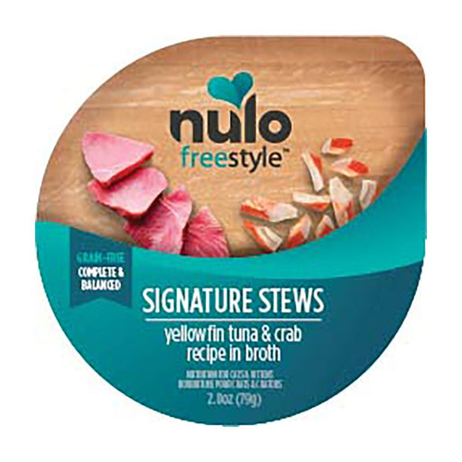 Photo of Nulo-Nulo Freestyle Signature Stews Wet Cat & Kitten Food-Yellowfin Tuna & Crab-(2.8 oz) [24 count]-from Pet Wish Pros