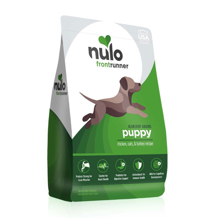 Photo of Nulo-Nulo Frontrunner High Meat Dry Puppy Food-Chicken, Oats, & Turkey-11 lb-from Pet Wish Pros