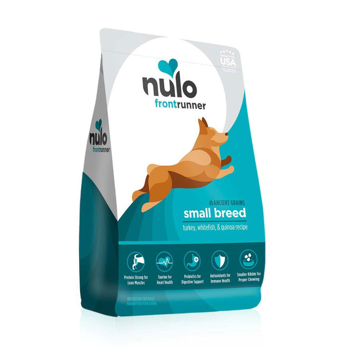 Photo of Nulo-Nulo Frontrunner High Meat Kibble Dry Dog Food-Turkey, Whitefish, & Quinoa-11 lb-from Pet Wish Pros