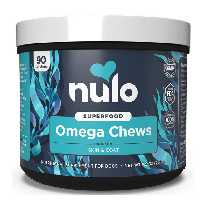 Photo of Nulo-Nulo Omega Skin & Coat Superfood Soft Chews for Dogs-90 count-from Pet Wish Pros