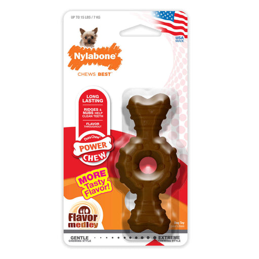 Photo of Nylabone-Nylabone Dura Chew Textured Ring Bone Dog Chew Flavor Medley-x s (1 count)-Flavor Medley-from Pet Wish Pros