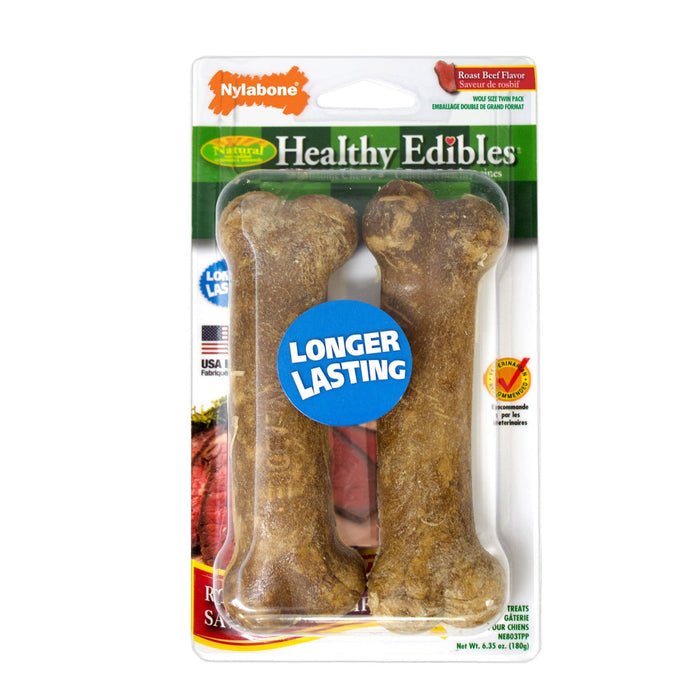 Photo of Nylabone-Nylabone Healthy Edibles Longer Lasting Treats-2 count-Rosemary-Standard-from Pet Wish Pros