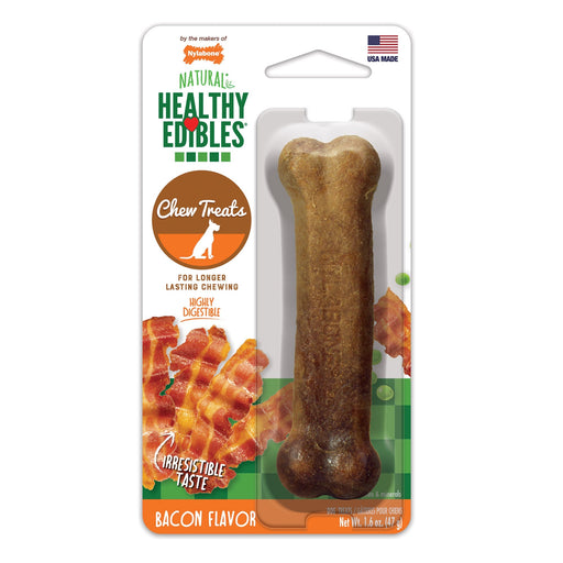 Photo of Nylabone-Nylabone Healthy Edibles Longer Lasting Treats-Small (1 count)-Bacon-Standard-from Pet Wish Pros