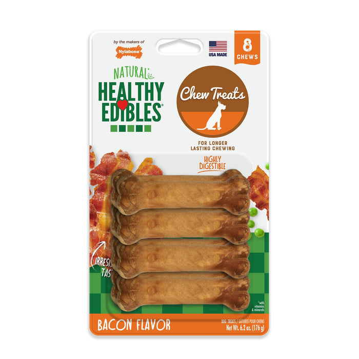 Photo of Nylabone-Nylabone Healthy Edibles Longer Lasting Treats-x s (8 count)-Bacon-Standard-from Pet Wish Pros