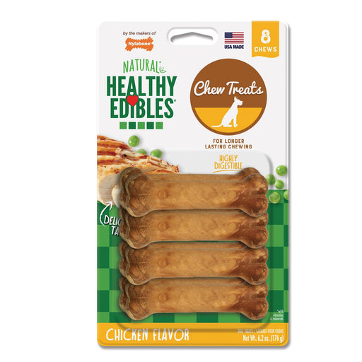 Photo of Nylabone-Nylabone Healthy Edibles Longer Lasting Treats-x s (8 count)-Chicken-Standard-from Pet Wish Pros