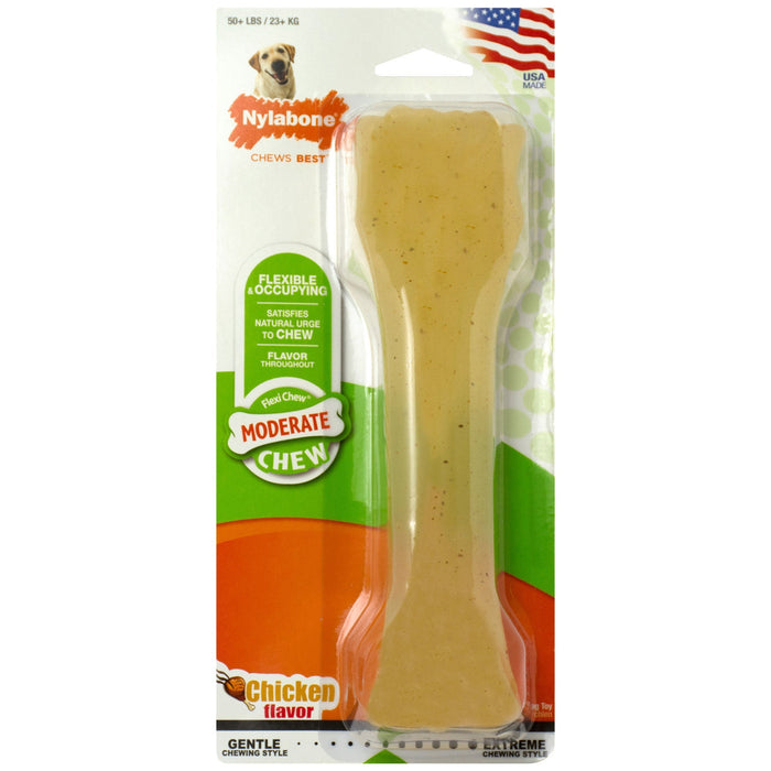 Photo of Nylabone-Nylabone Moderate Chew Dog Chew Toy-Souper-Chicken-from Pet Wish Pros