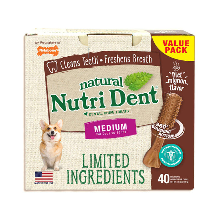 Photo of Nylabone-Nylabone Nutri Dent Limited Ingredient Dental Chews-from Pet Wish Pros