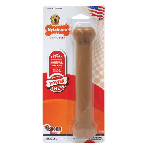 Photo of Nylabone-Nylabone Power Chew Bacon Chew Toy-Giant-from Pet Wish Pros