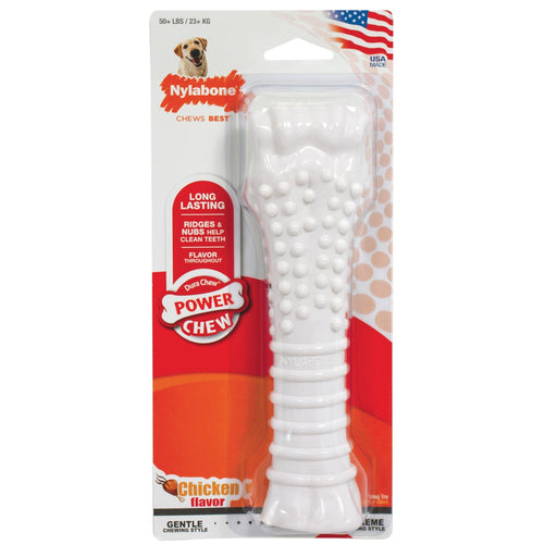 Photo of Nylabone-Nylabone Power Chew Textured Bacon Chew Toy-x l (1 count)-Chicken-from Pet Wish Pros