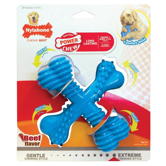 Photo of Nylabone-Nylabone Power Chew X Bone-Large (1 count)-Beef-from Pet Wish Pros