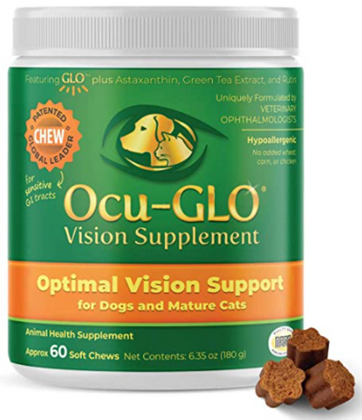 Photo of Ocu-GLO-Ocu-GLO Vision Supplement for Dogs and Mature Cats-60 count-from Pet Wish Pros