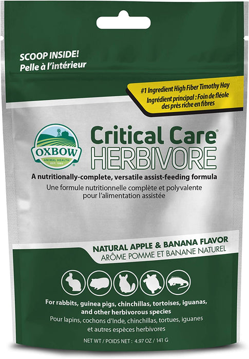 Photo of Oxbow Animal Health-Critical Care Premium Recovery Food-Apple/Banana-141 gram-from Pet Wish Pros