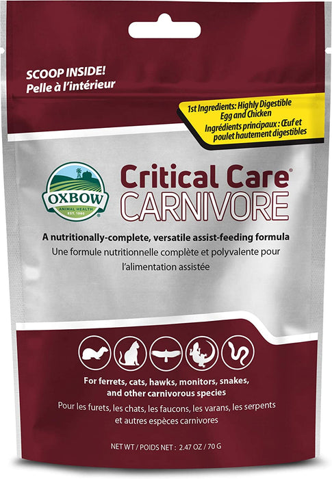 Photo of Oxbow-Critical Care Carnivore Care Premium Recovery Food-70 g-from Pet Wish Pros