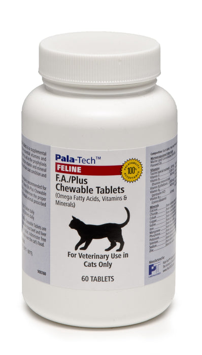 Photo of Pala-Tech Laboratories-Pala-Tech Feline FA Plus Chewable Tablets-60 count-from Pet Wish Pros