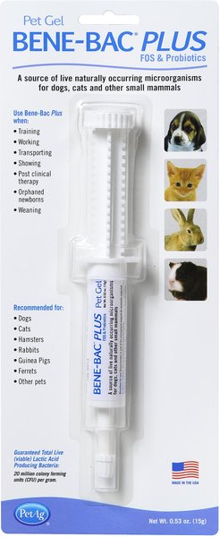 Photo of Pet Ag-Bene-Bac Plus FOS & Probiotics Pet Gel for Dogs & Cats-15 g-Standard-from Pet Wish Pros
