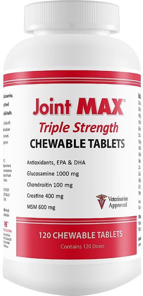 Photo of Pet Health Solutions-Joint MAX Triple Strength Chewable Tablets-120 count-from Pet Wish Pros