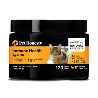 Photo of Pet Honesty-Pet Honesty Immune Health Lysine Powder for Cats-Chicken & Tuna-4.2 oz-from Pet Wish Pros