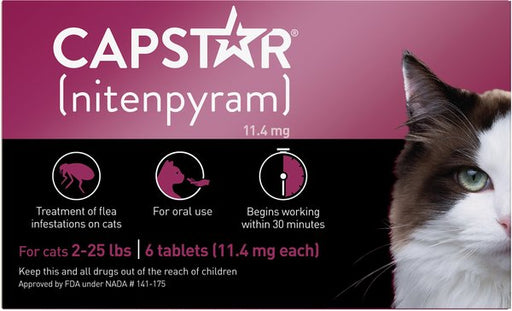 Photo of PetIQ-Capstar Flea Tablets for Cats-2-25 lb-6 count-from Pet Wish Pros