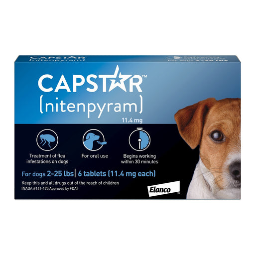 Photo of PetIQ-Capstar Flea Tablets for Dogs-2 - 25 lb-6 count-from Pet Wish Pros