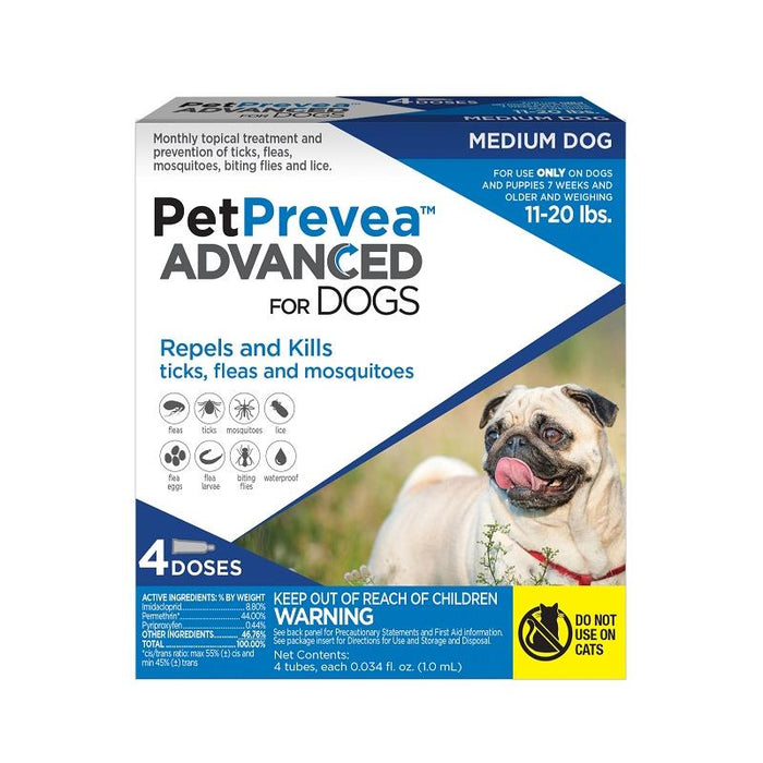 Photo of PetPrevea-PetPrevea Advanced for Dogs-11-20 lb-4 count-from Pet Wish Pros