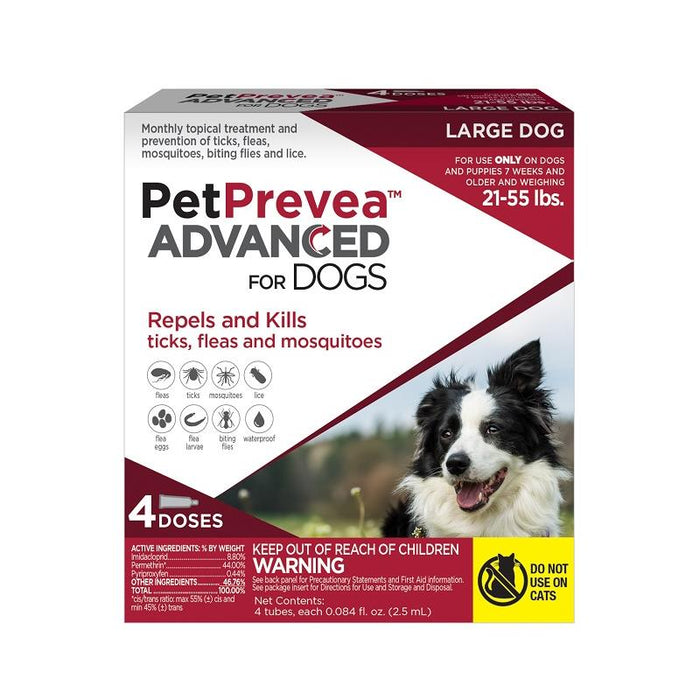 Photo of PetPrevea-PetPrevea Advanced for Dogs-21-55 lb-4 count-from Pet Wish Pros