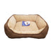 Photo of Petcrest-Petcrest Cuddler Bed for Dogs & Cats-Brown-25 in x 21 in-from Pet Wish Pros