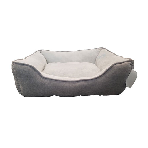 Photo of Petcrest-Petcrest Cuddler Bed for Dogs & Cats-Gray-25 in x 21 in-from Pet Wish Pros