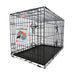 Photo of Petcrest-Petcrest Dog Crate-Double Door-Black-48 x 30 x 32 in-from Pet Wish Pros