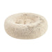 Photo of Petcrest-Petcrest Fur Donut Bed for Dogs & Cats-Tan-30 in-from Pet Wish Pros