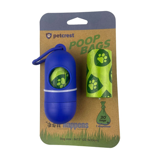 Photo of Petcrest-Petcrest Poop Bag Eco Dispenser-Blue-from Pet Wish Pros