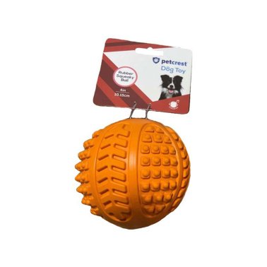 Photo of Petcrest-Petcrest Rubber Ball with Squeaker Dog Toy-from Pet Wish Pros