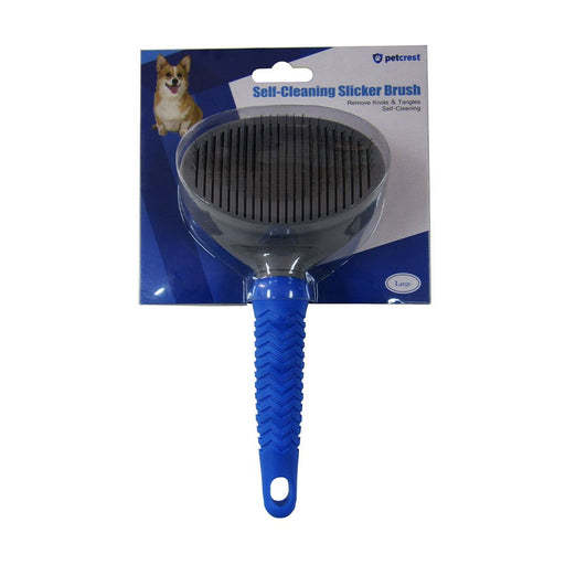 Photo of Petcrest-Petcrest Self Cleaning Slicker Brush-Large-from Pet Wish Pros