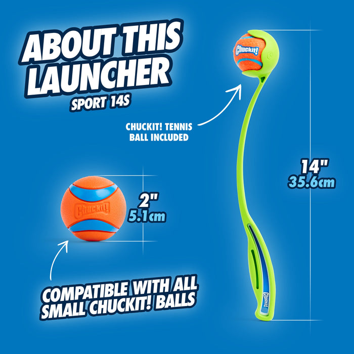 Photo of Petmate-Chuckit! Dog Toy Launcher Sport for Small Balls-14"-from Pet Wish Pros