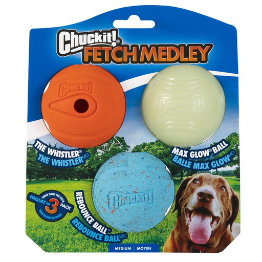 Photo of Petmate-Chuckit! Medium Fetch Medley Dog Ball Set-Multi-Medium-from Pet Wish Pros