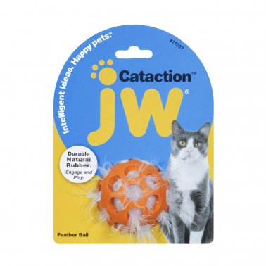 Photo of Petmate-JW Cataction Feather Cat Toy-Ball-from Pet Wish Pros