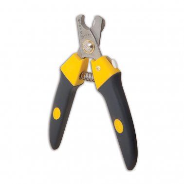 Photo of Petmate-JW Gripsoft Deluxe Nail Clipper-Medium-Grey/Yellow-from Pet Wish Pros