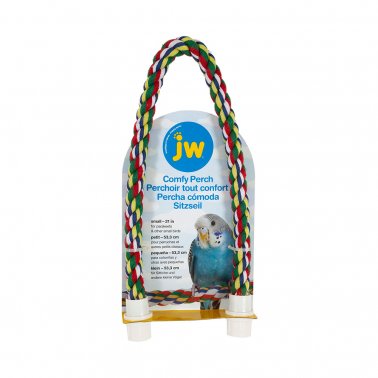 Photo of Petmate-JW Pet Comfy Perch Multicolor Bird Toy-Small-21 in-from Pet Wish Pros