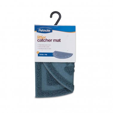 Photo of Petmate-Petmate 1/2 Circle Litter Catcher Mat For Cat Waterfall-One Size-from Pet Wish Pros